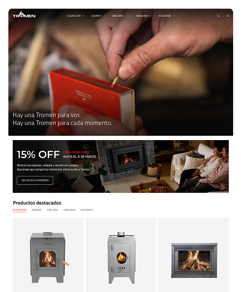 Tromen - sitio web