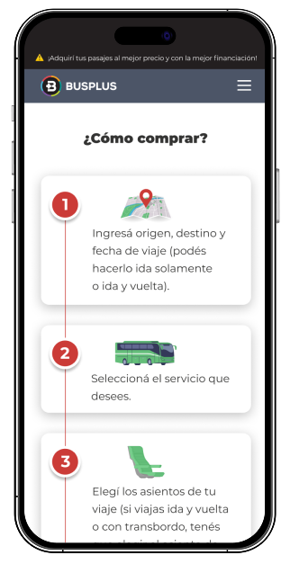 App mostrada en un teléfono